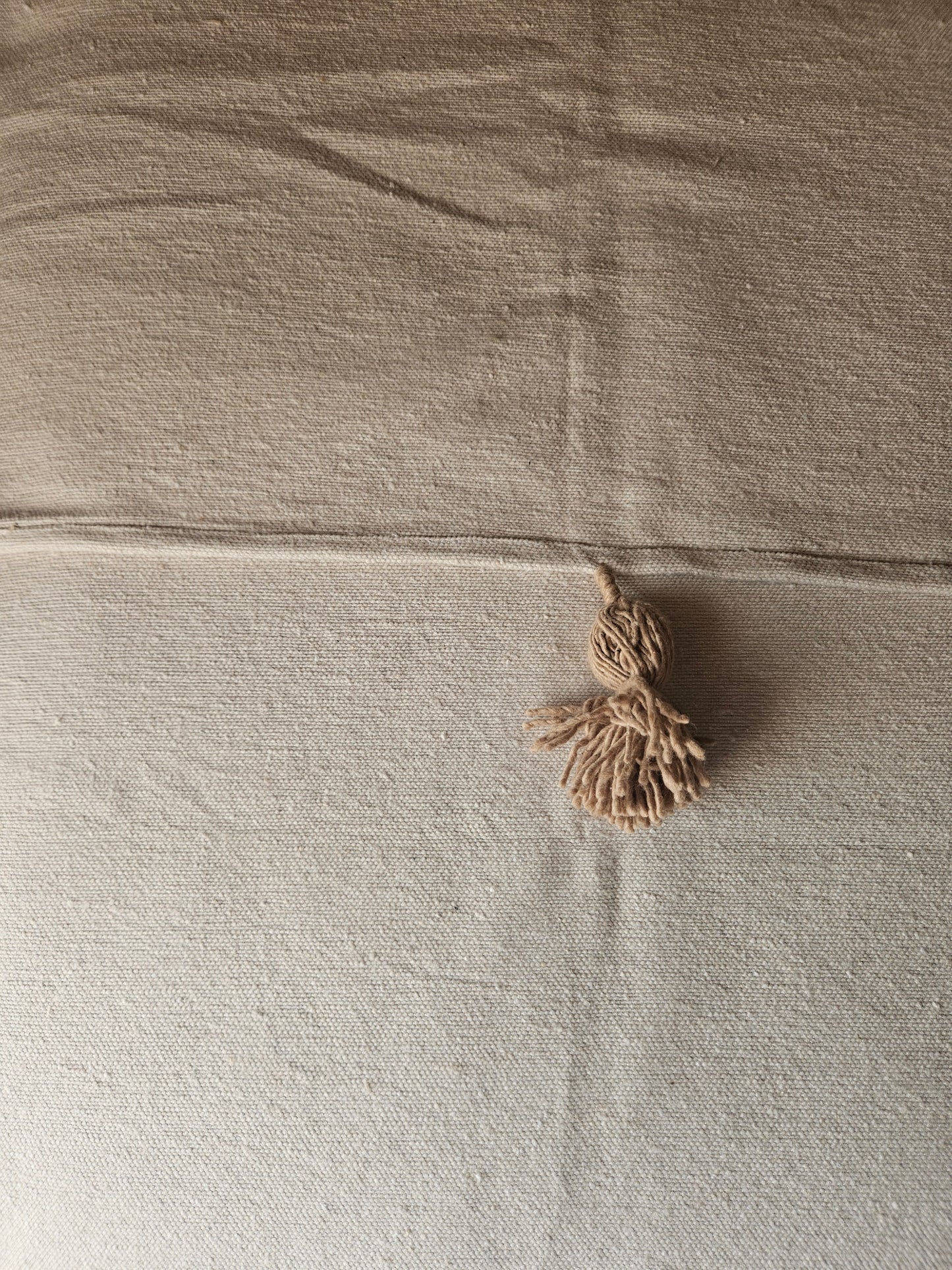 Plaid à pompons marocain en coton - Dessus de lit en coton