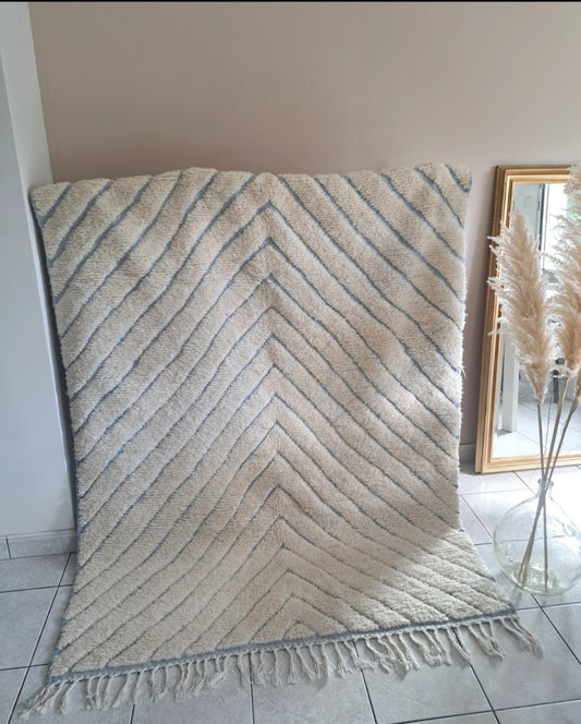 Tapis berbère Beni ouarain motifs chevrons